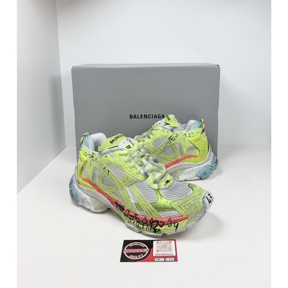 Size 43EU/10US - Balenciaga Runner Marathon Neon Unreleased🎾 NEW/RETAIL $1.4K!